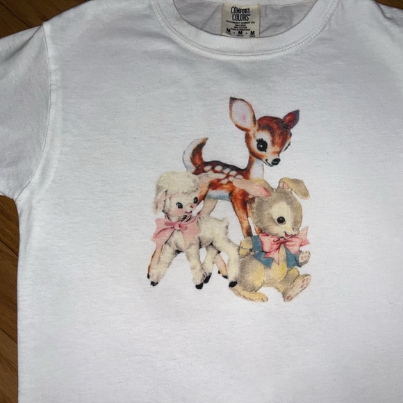 Comfort Colors Baby Tee - Deer and Plush Friends Graphic - Picture 2 of 5